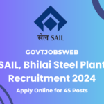 sail-bhilai-steel-plant-recruitment-2024