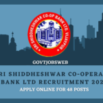 shri-shiddheshwar-co-operative-bank-ltd-recruitment-2024