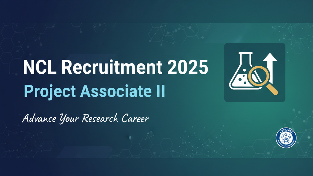 ncl-project-associate-ii-recruitment-2025