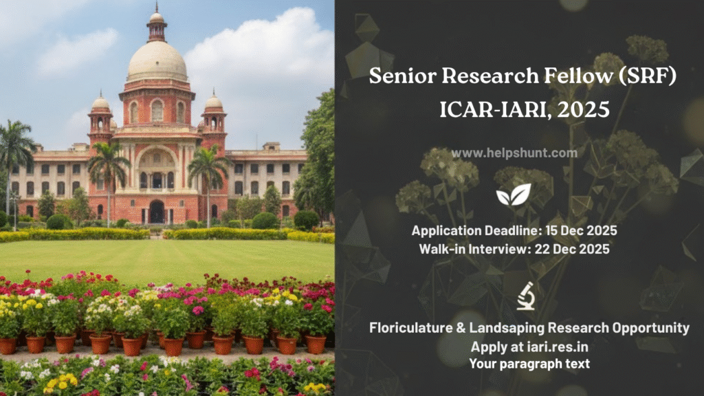 icar-iari-srf-recruitment-2025