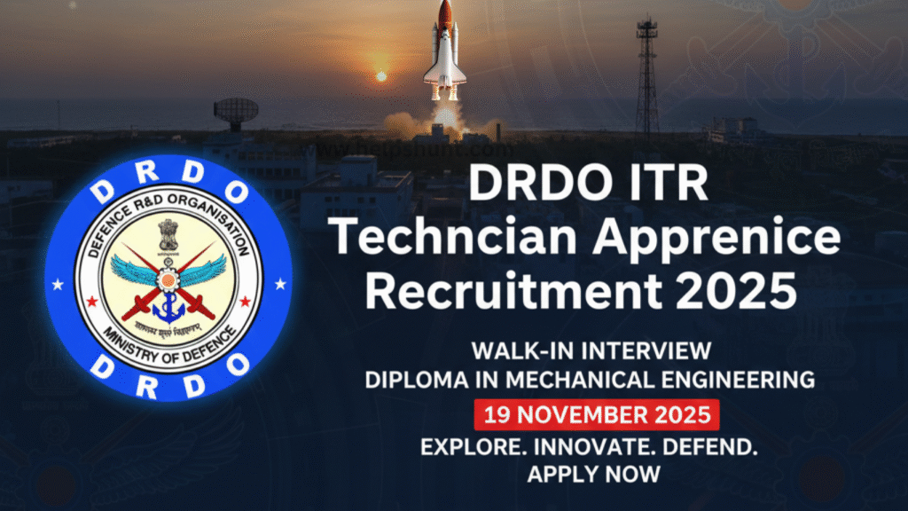 drdo-itr-technician-apprentice-recruitment-2025