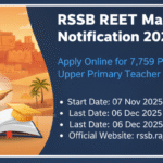 rssb-reet-mains-notification-2025